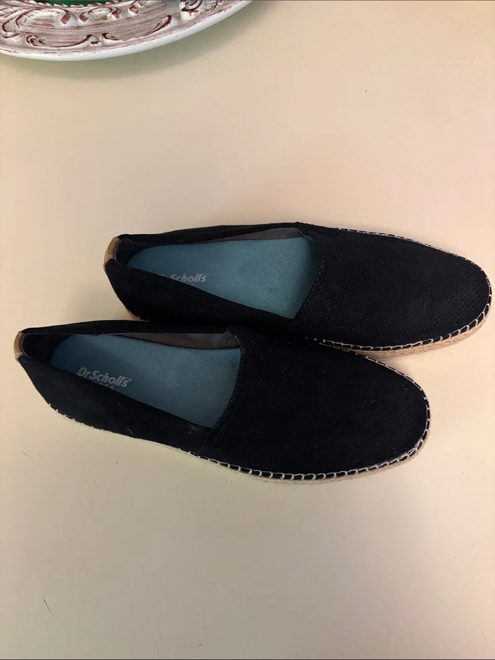 Dr. Scholl's Black Slip-On Espadrilles